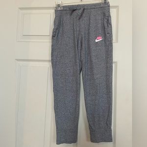 Gray Nike joggers
